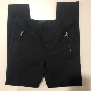 Zara Basic Womens Pants Size XS Black